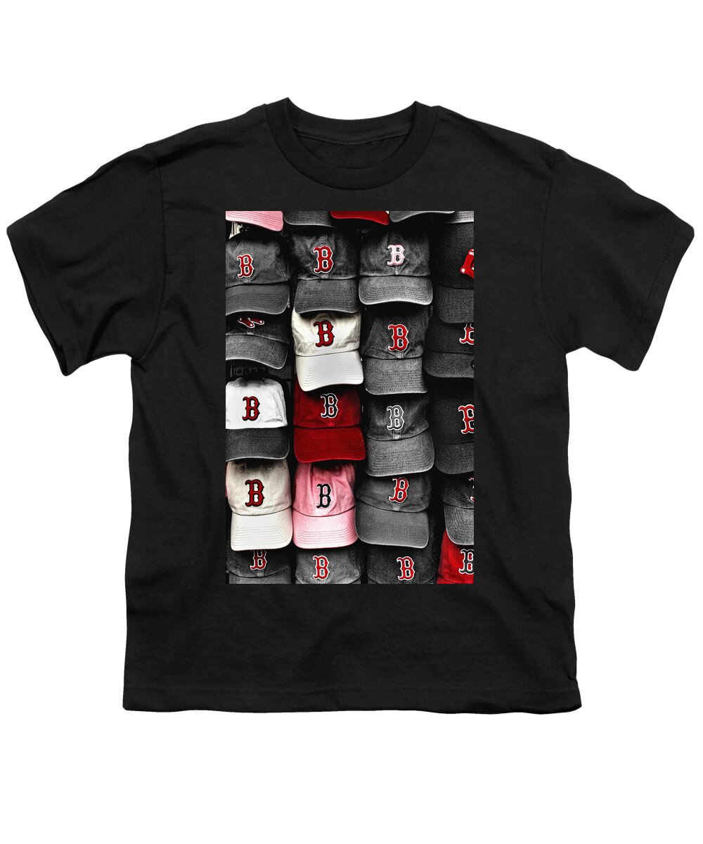 Boston Youth T-Shirt featuring the photograph B for BoSox by Joann Vitali