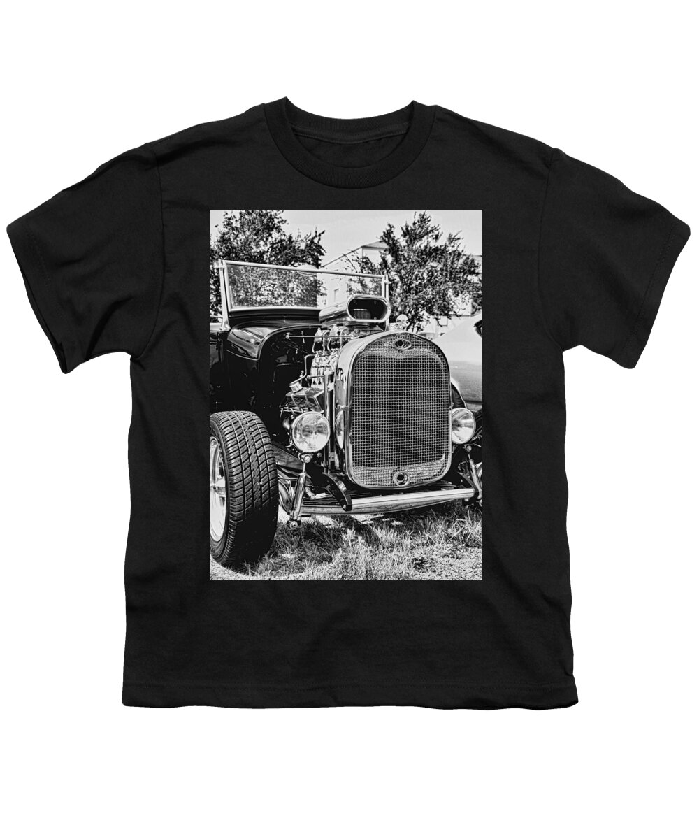 Hot Rod Youth T-Shirt featuring the photograph Bad Ass Ford by Ron Roberts