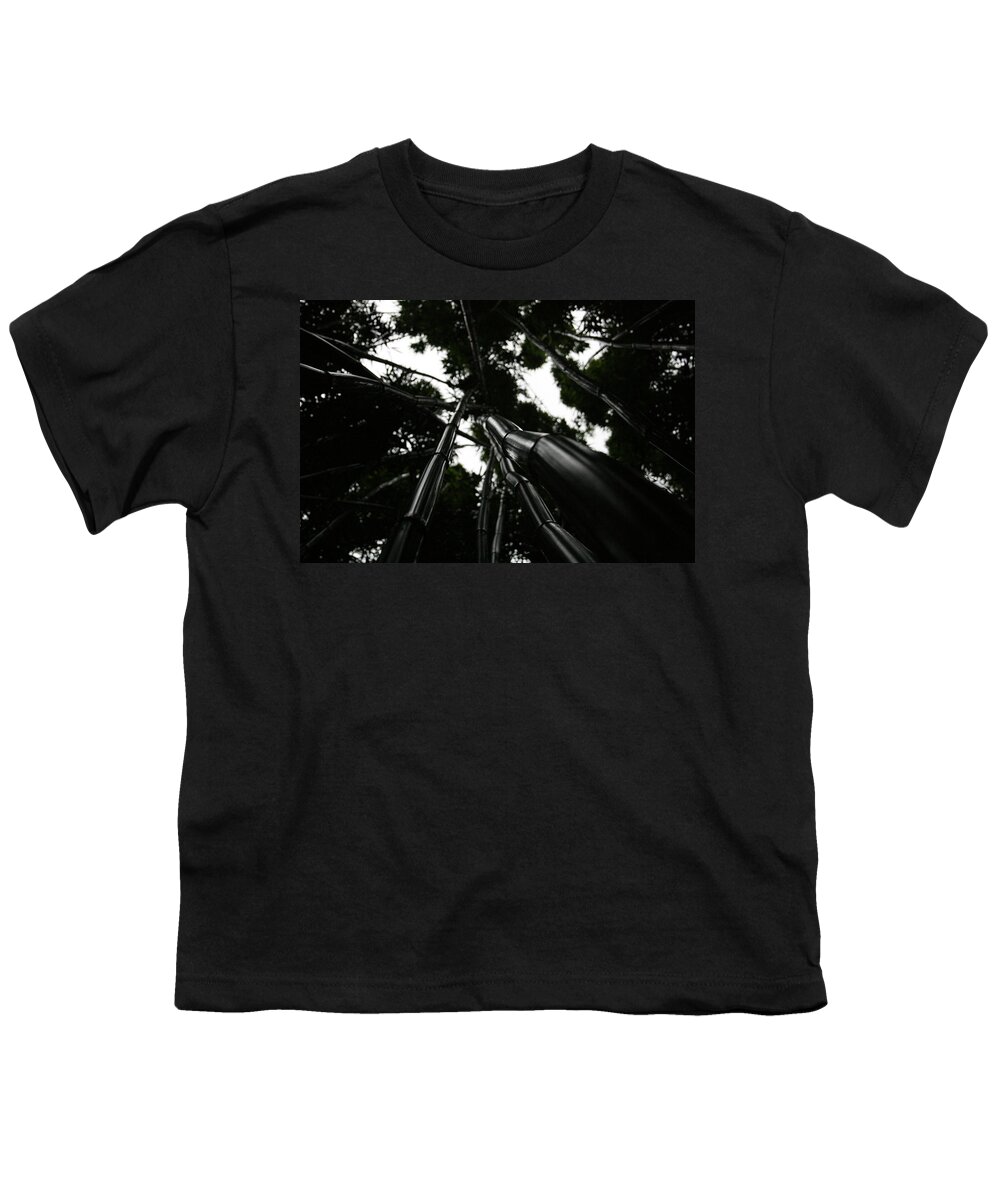 Bamboo Youth T-Shirt featuring the photograph Bamboo Skies 3 by Jennifer Bright Burr