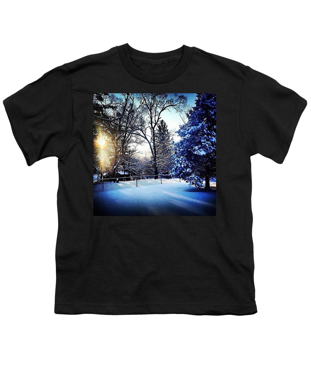 Winter Youth T-Shirt featuring the photograph Beautiful After The Storm by Frank J Casella
