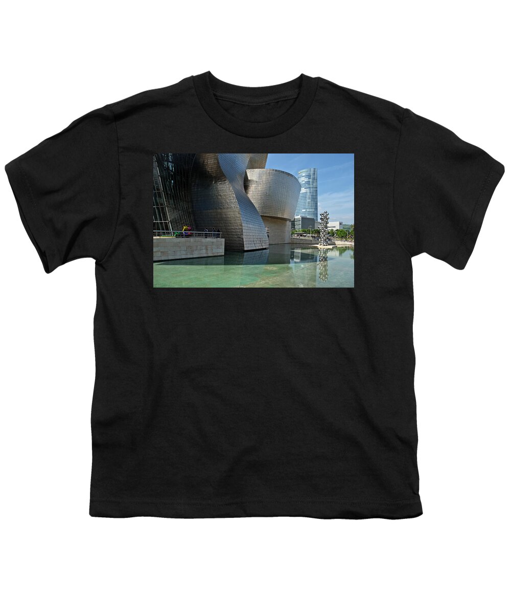 Travel Youth T-Shirt featuring the photograph Beautiful Gugenheim by Lucinda Walter