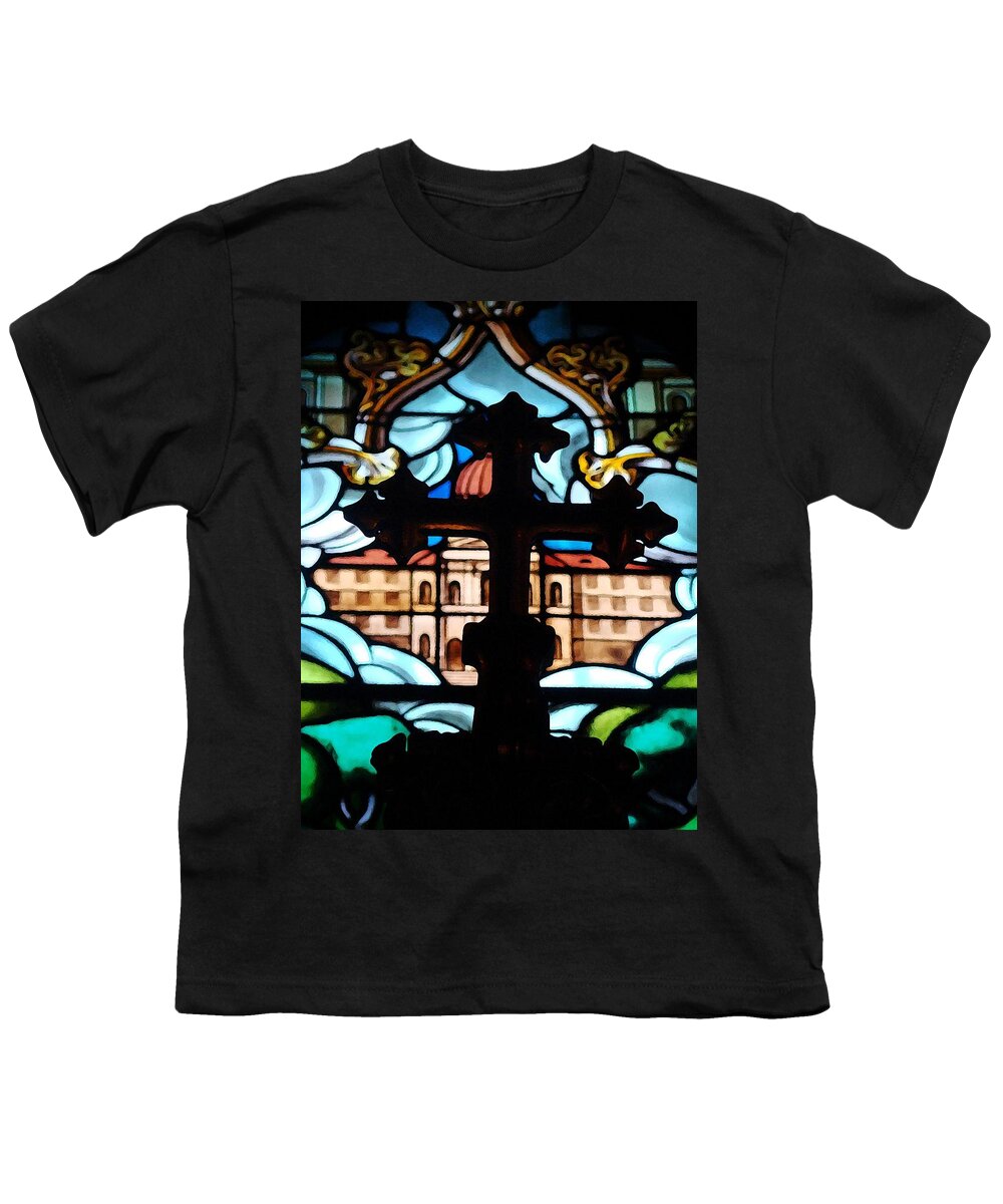 Notre Dame Youth T-Shirt featuring the photograph Believing by Zinvolle Art