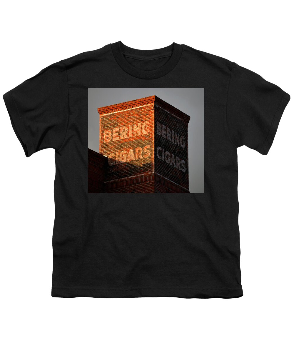 Cigar Factory Youth T-Shirt featuring the photograph Bering Cigar Factory one by David Lee Thompson
