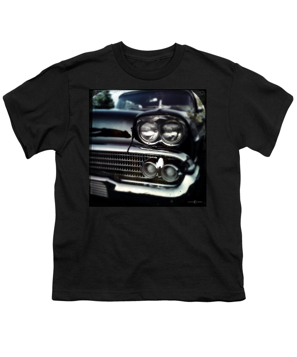 Classic Youth T-Shirt featuring the photograph black Cadillac by Tim Nyberg