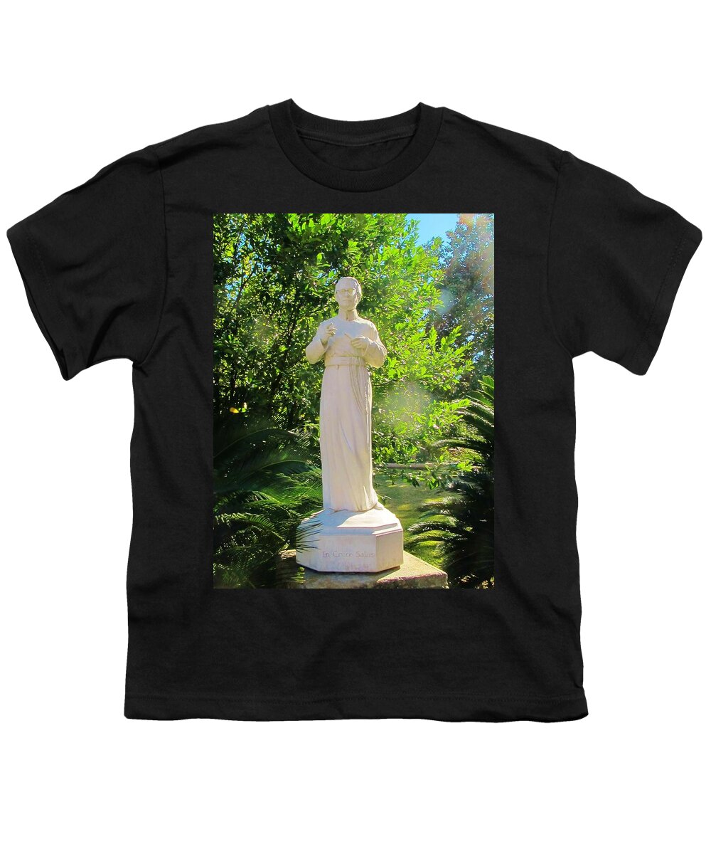 Blessed Father Francis Xavier Seelos C. Ss. R. Youth T-Shirt featuring the photograph Blessed Francis Xavier Seelos C.Ss.R. - New Orleans LA  by Deborah Lacoste