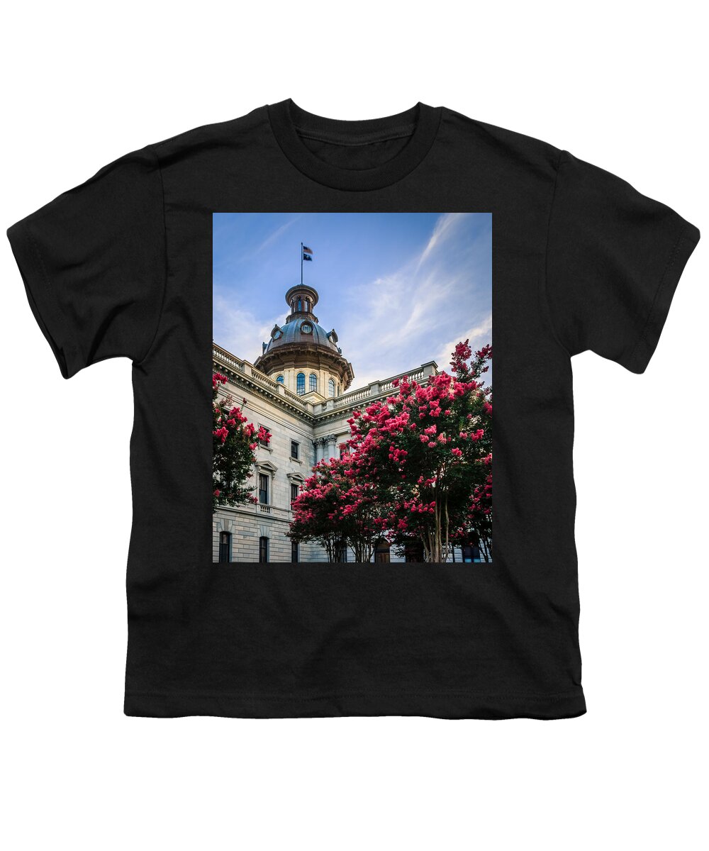 1903 Youth T-Shirt featuring the photograph Blossoms At The State House by Traveler's Pics