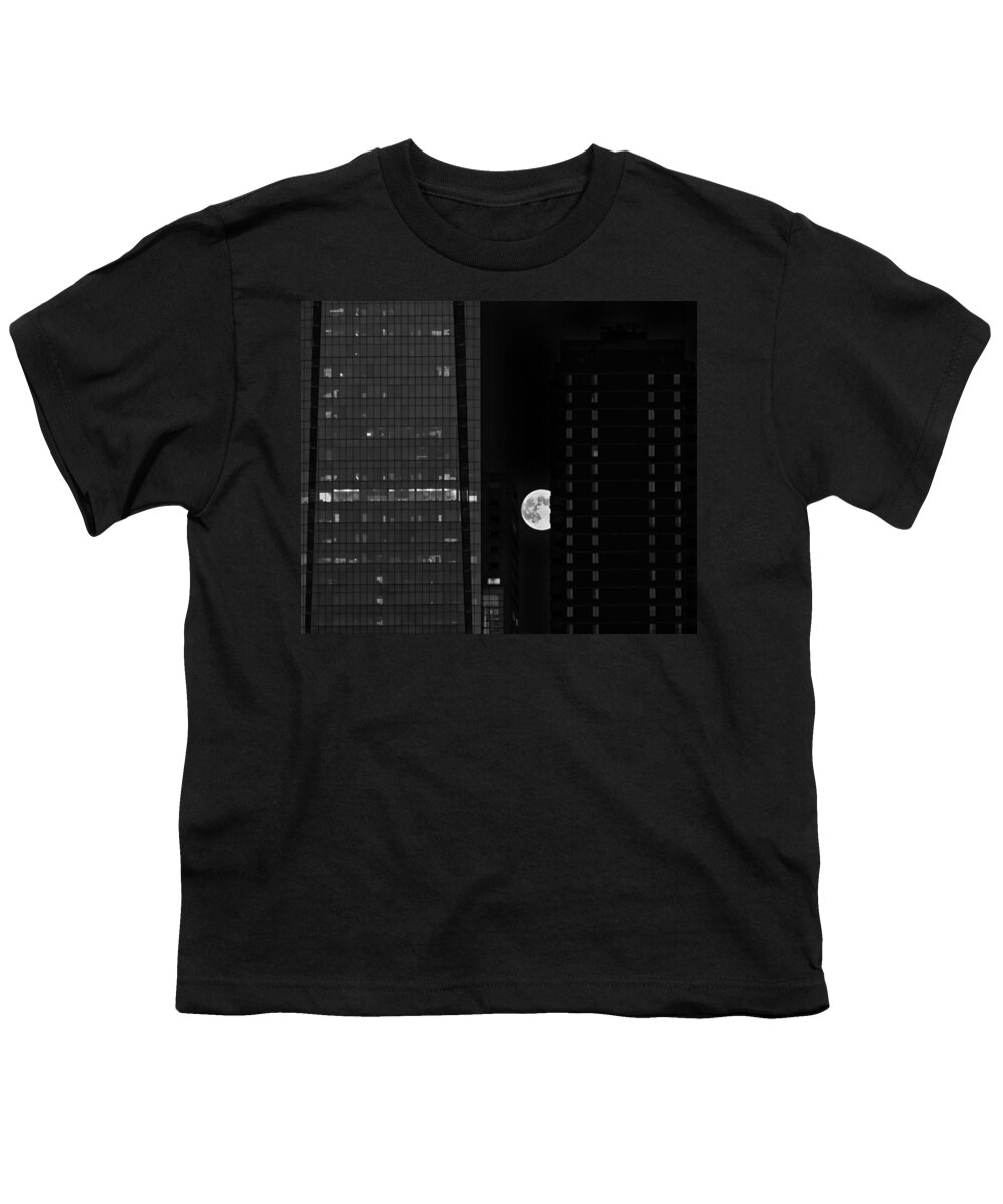 Lunar Youth T-Shirt featuring the photograph Blue Moon by Rob Dietrich