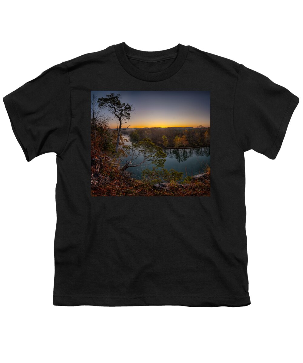 2011 Youth T-Shirt featuring the photograph Bluff View Of the Meramec by Robert Charity