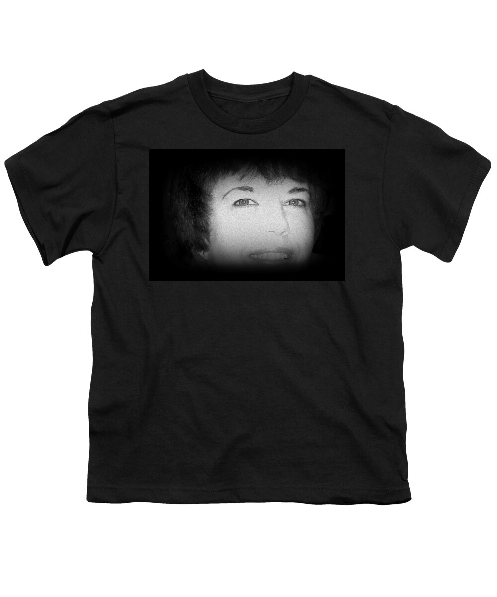 Black Youth T-Shirt featuring the photograph Bobby's Girl by Barbara S Nickerson