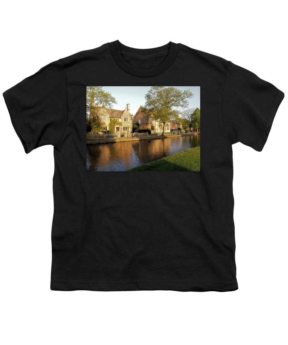River Youth T-Shirt featuring the photograph Bourton on the Water by Ron Harpham