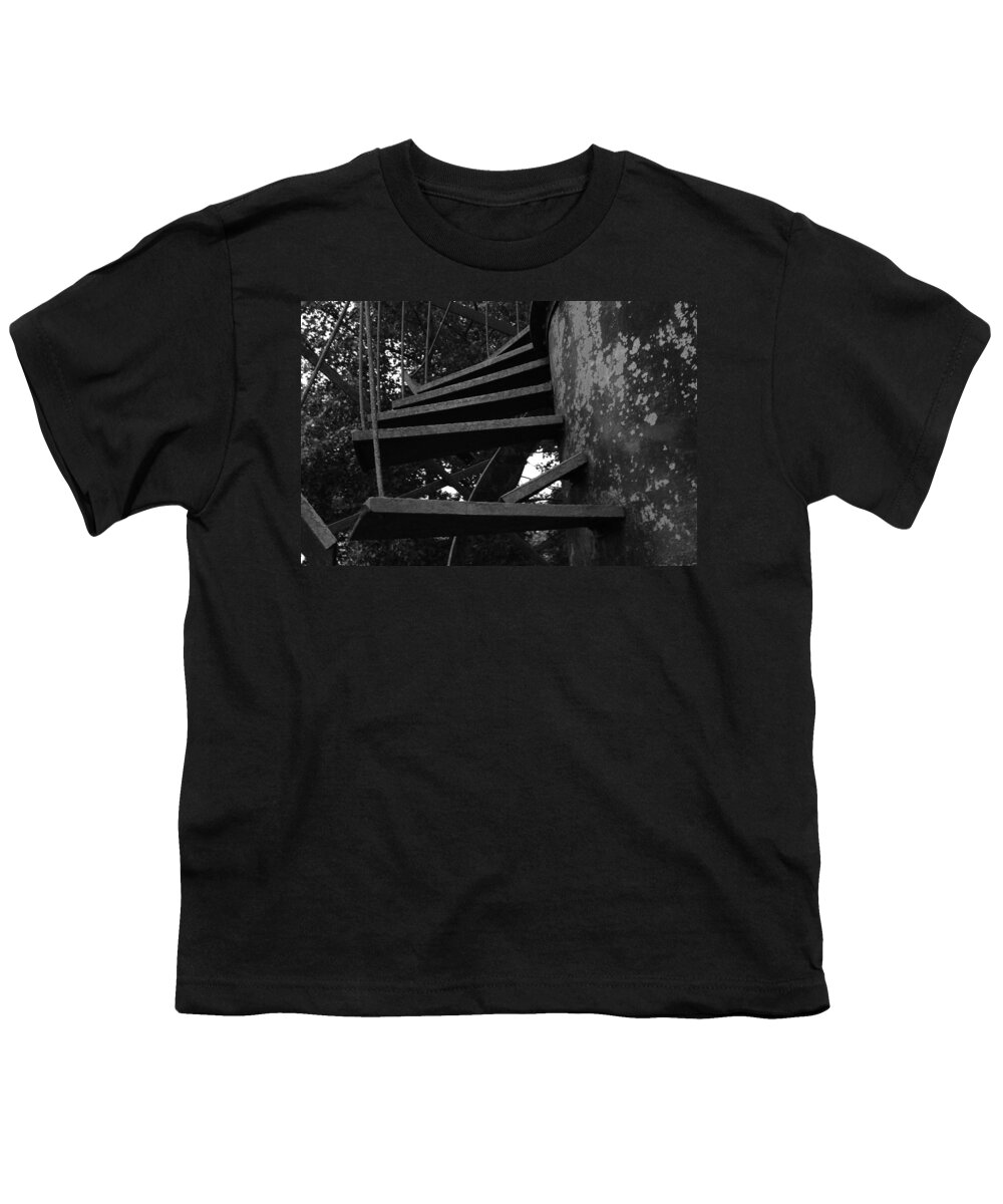 Stairs Youth T-Shirt featuring the photograph Broken Stairs by Jennifer Ancker