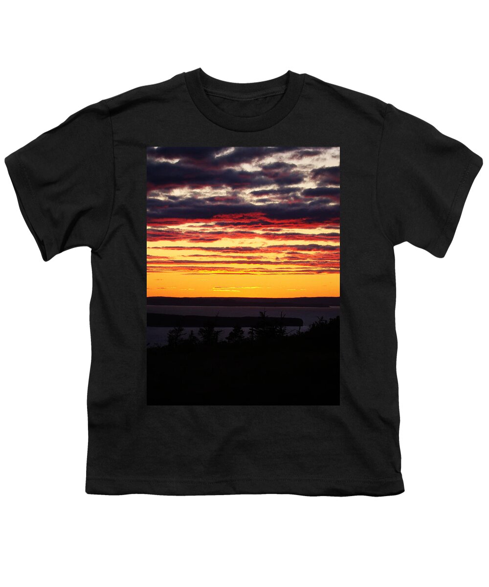 Sky Youth T-Shirt featuring the photograph Burning by Zinvolle Art