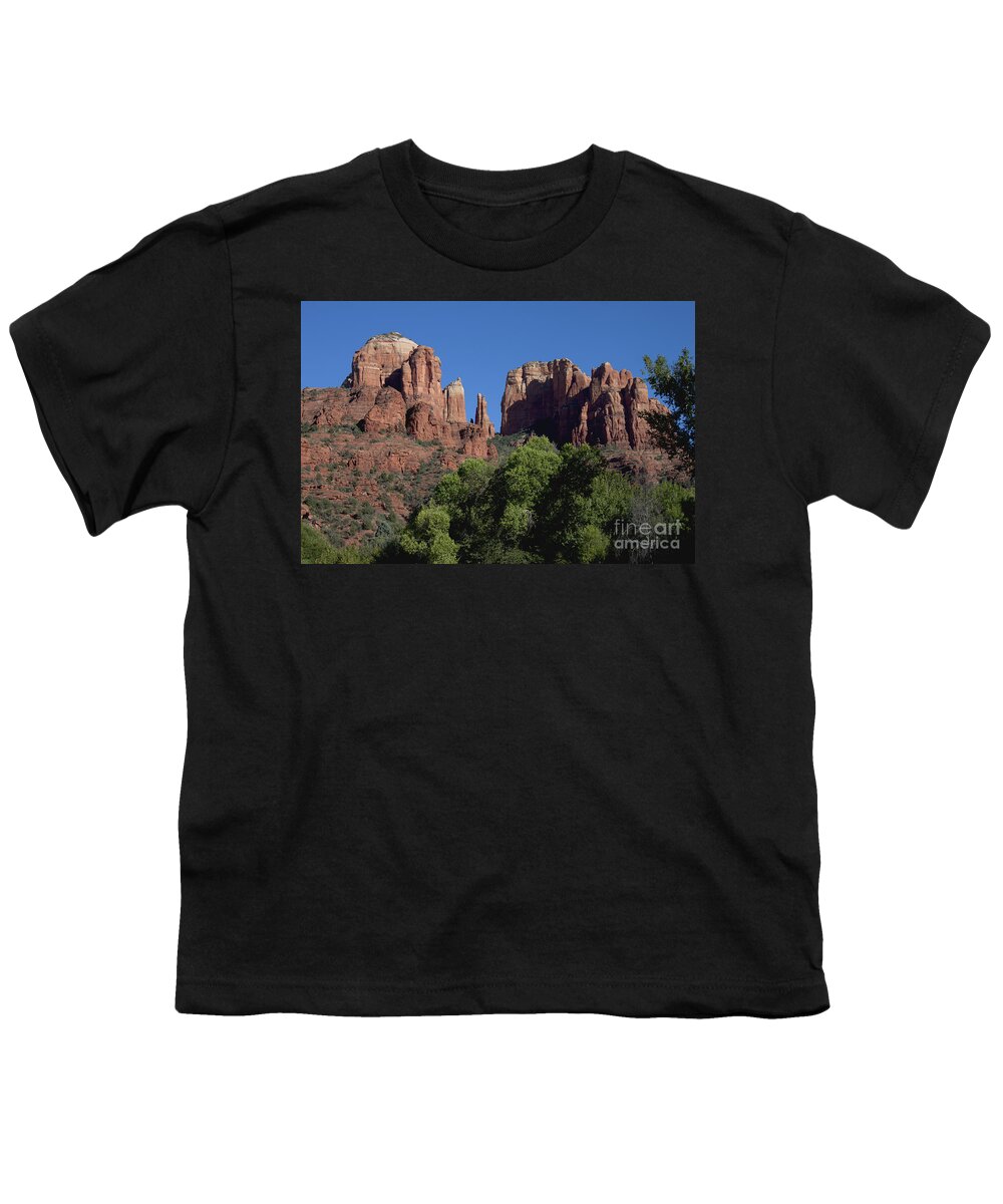 Cathedral Rock Youth T-Shirt featuring the photograph Cathedral Rock by Ivete Basso Photography