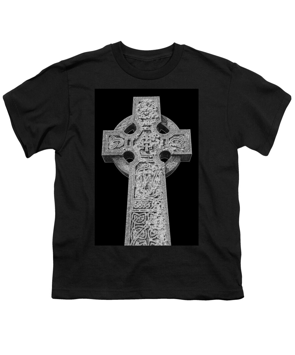 England Youth T-Shirt featuring the photograph Celtic Cross by Chevy Fleet