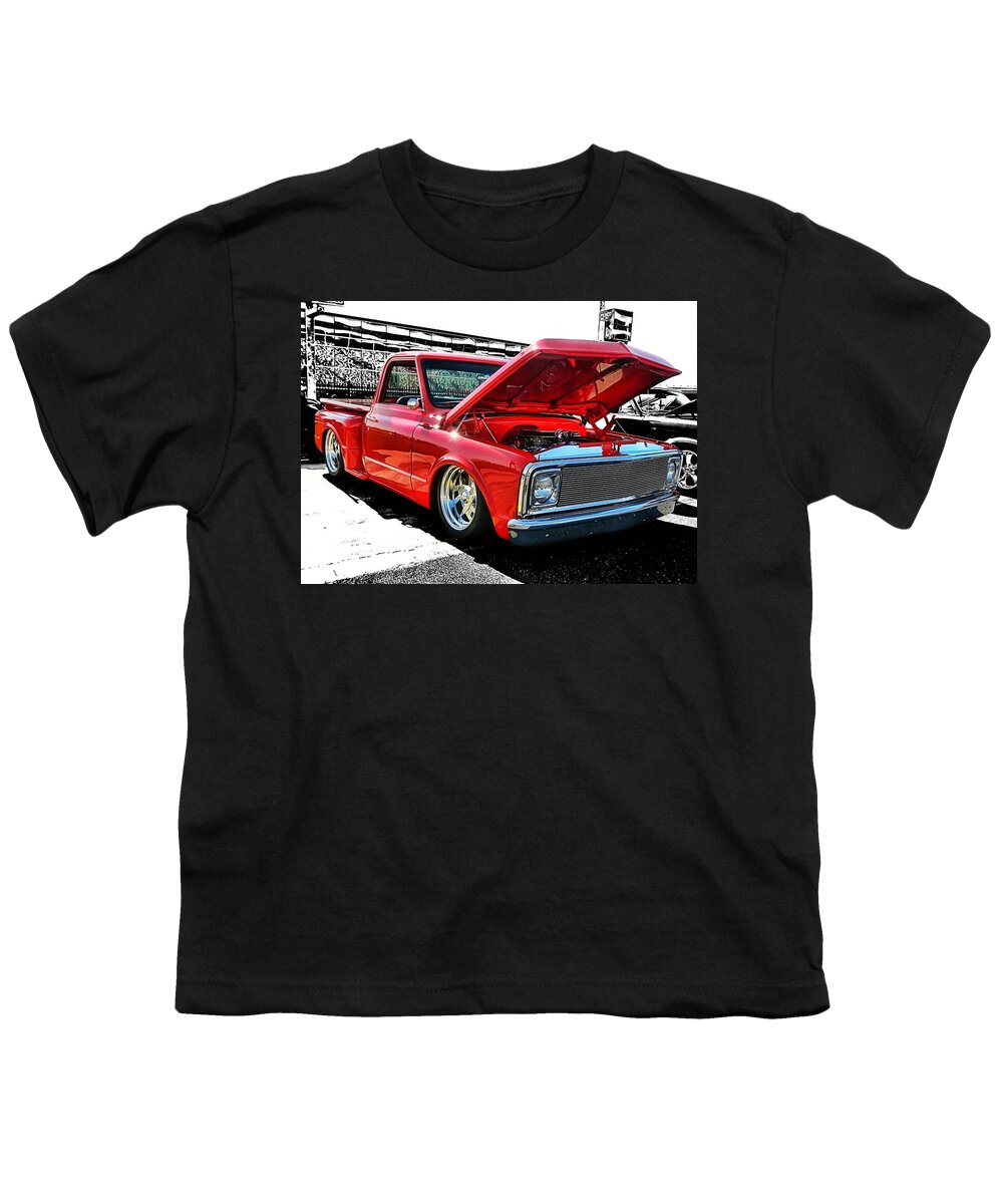 Victor Montgomery Youth T-Shirt featuring the photograph Chevy Stepside by Vic Montgomery