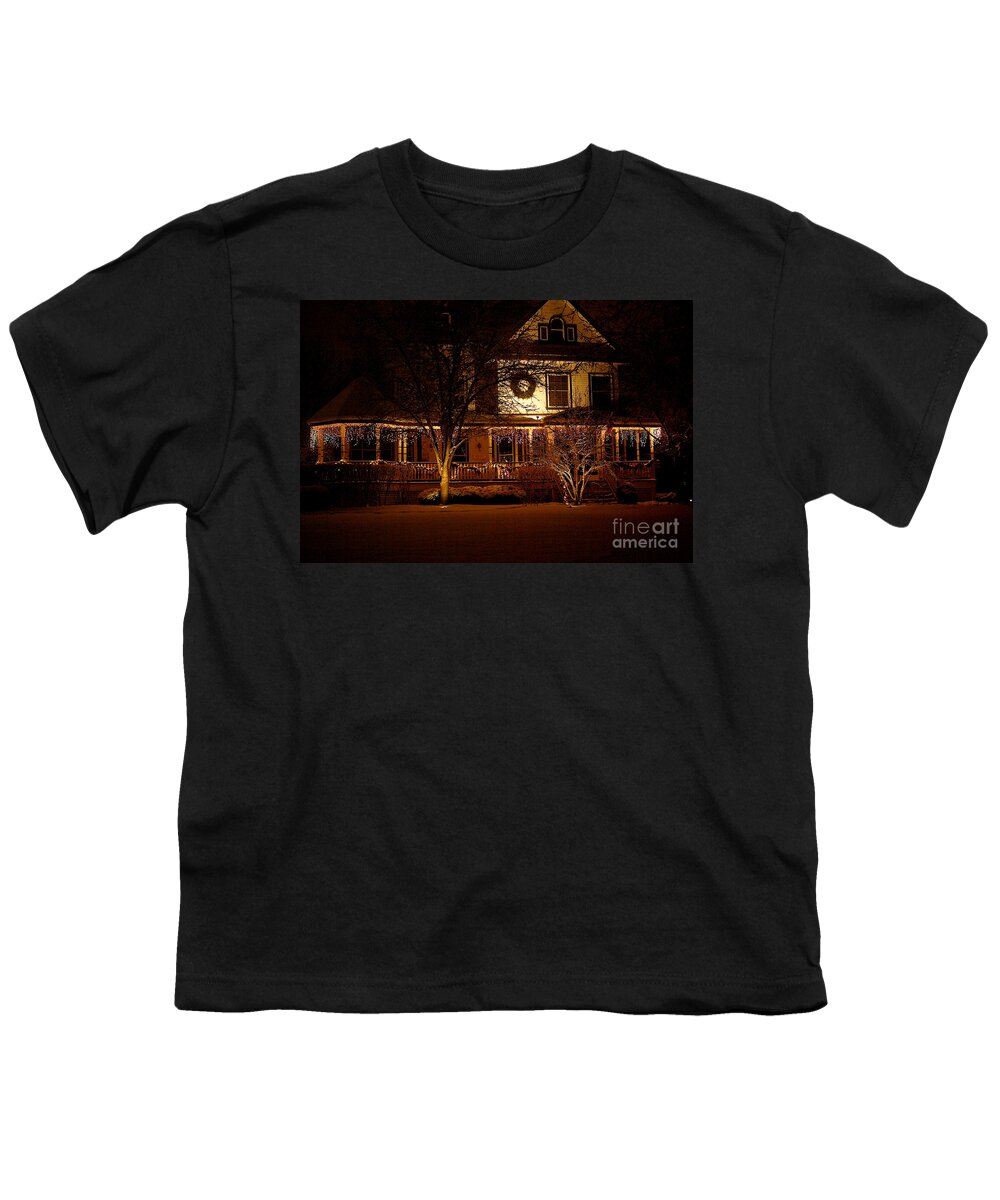Christmas Youth T-Shirt featuring the photograph Christmas Spirit by Frank J Casella