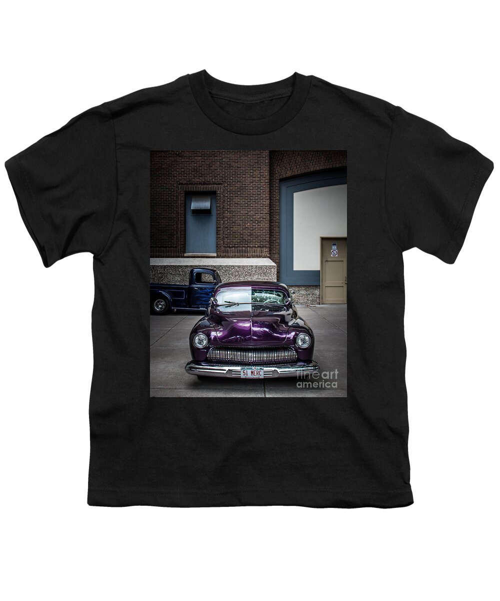 Car Youth T-Shirt featuring the photograph Classic Purple by Perry Webster