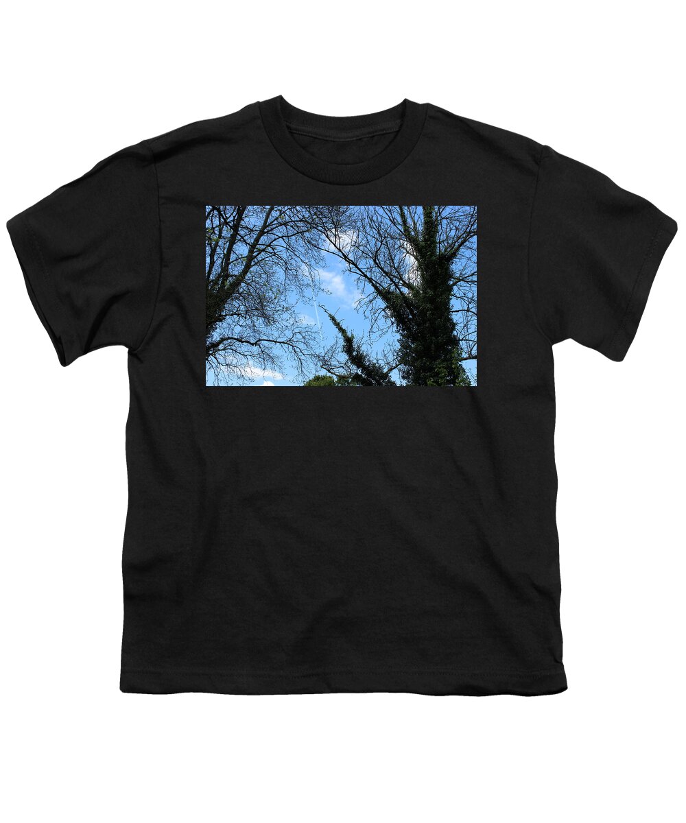 Clouds Youth T-Shirt featuring the photograph Clouds in the sky by Sarah Qua