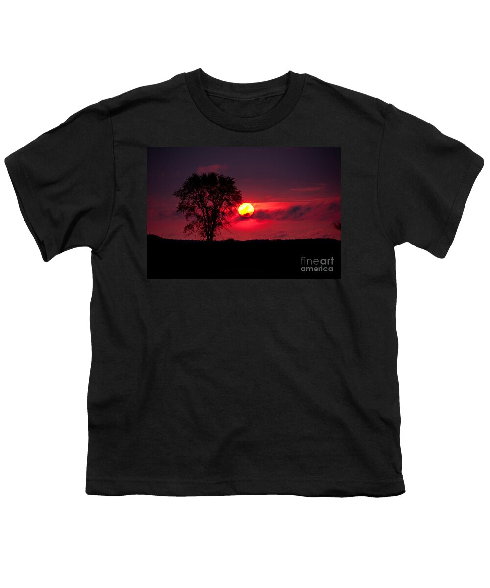 Sunsets Youth T-Shirt featuring the photograph Could be in Africa by Cheryl Baxter