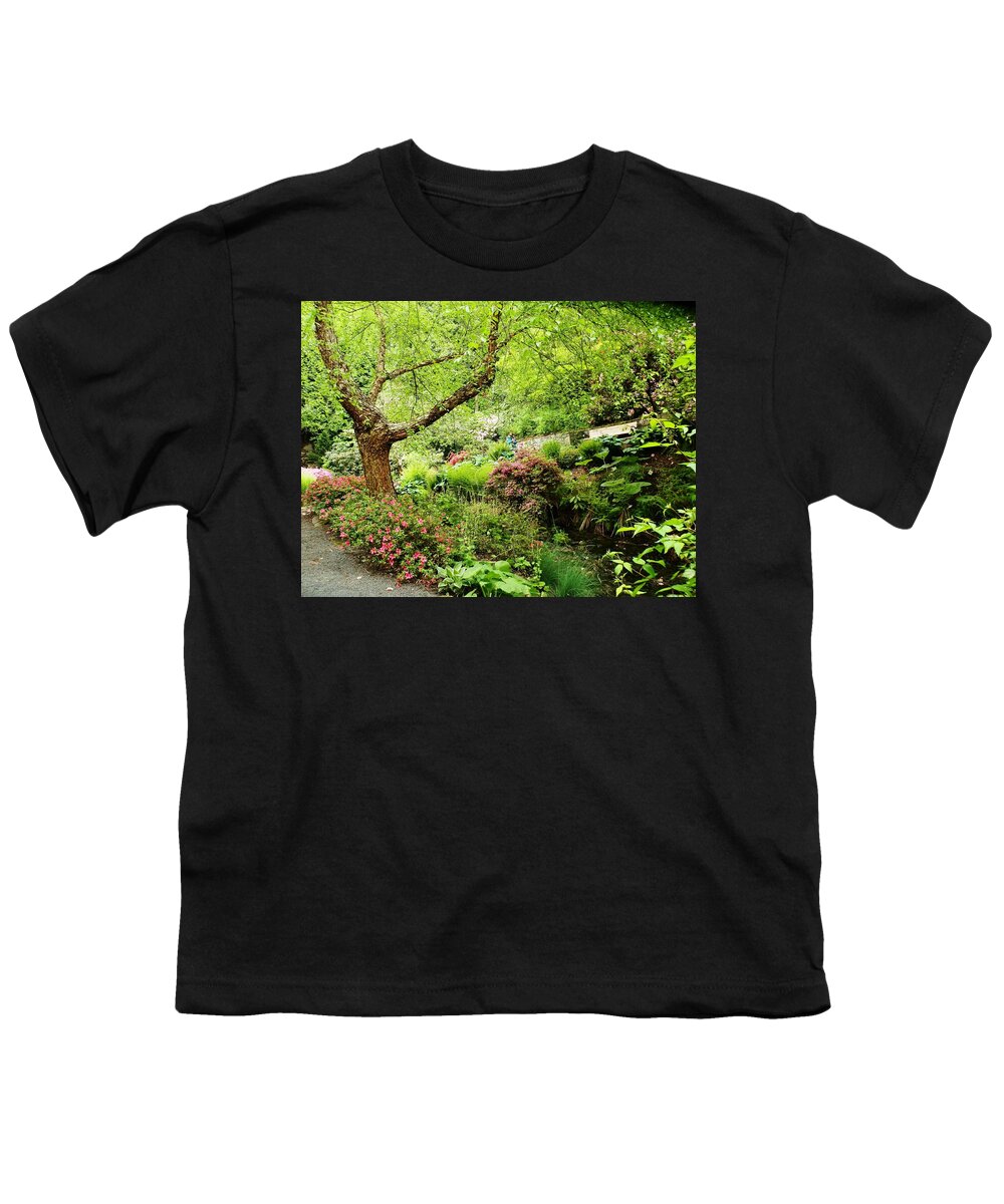 City Park Youth T-Shirt featuring the photograph Crystal Springs by VLee Watson
