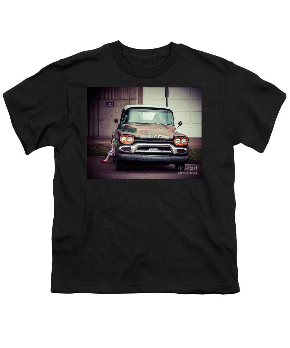 Truck Youth T-Shirt featuring the photograph Daddy's Truck by Perry Webster
