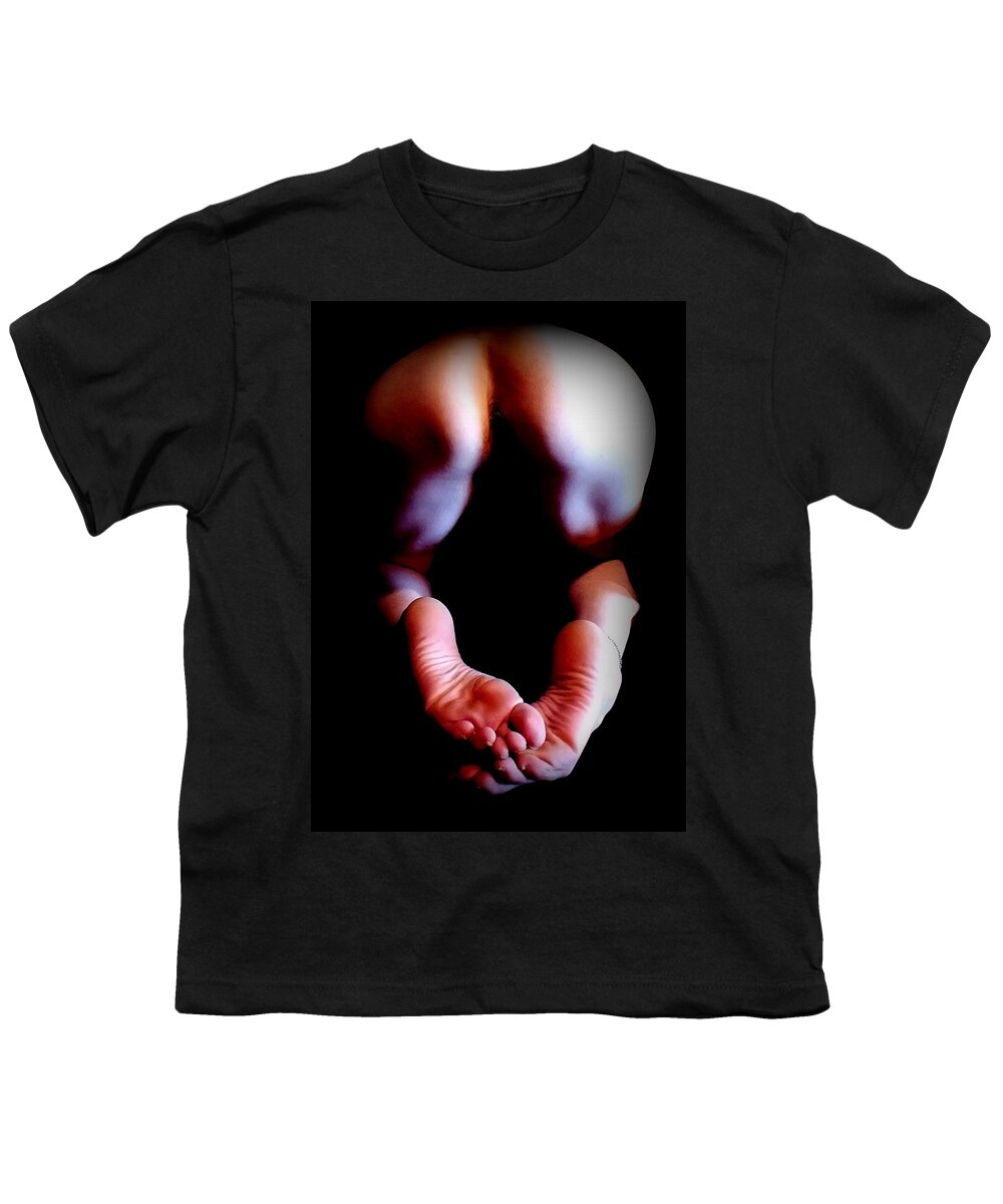 Hot Youth T-Shirt featuring the photograph Dark Seduction by Guy Pettingell