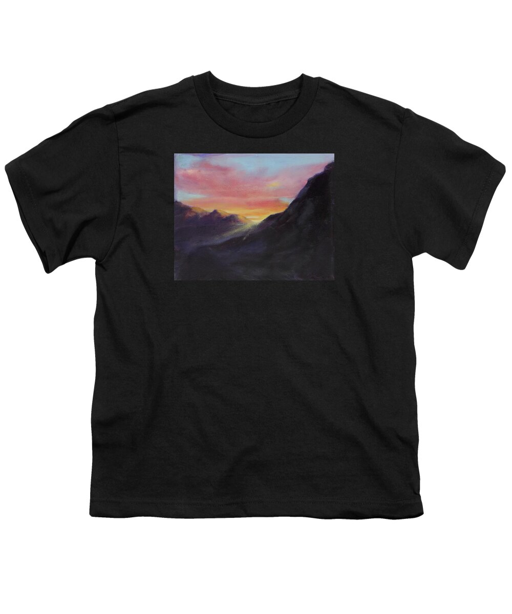 D￿r Youth T-Shirt featuring the painting Easter Sunrise by Maria Hunt