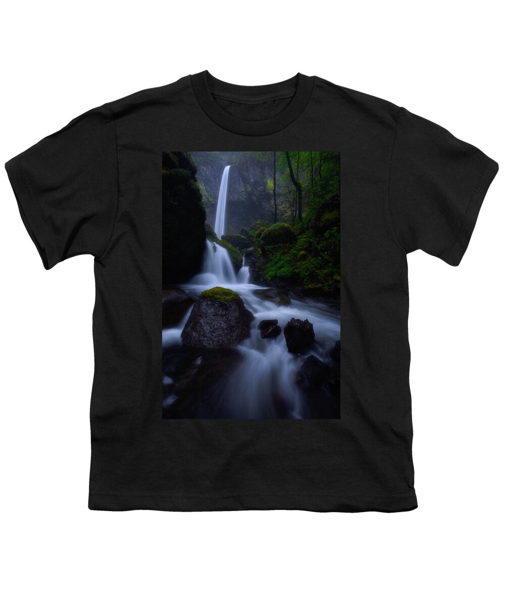 Fall Youth T-Shirt featuring the photograph Elowah's Mist by Darren White