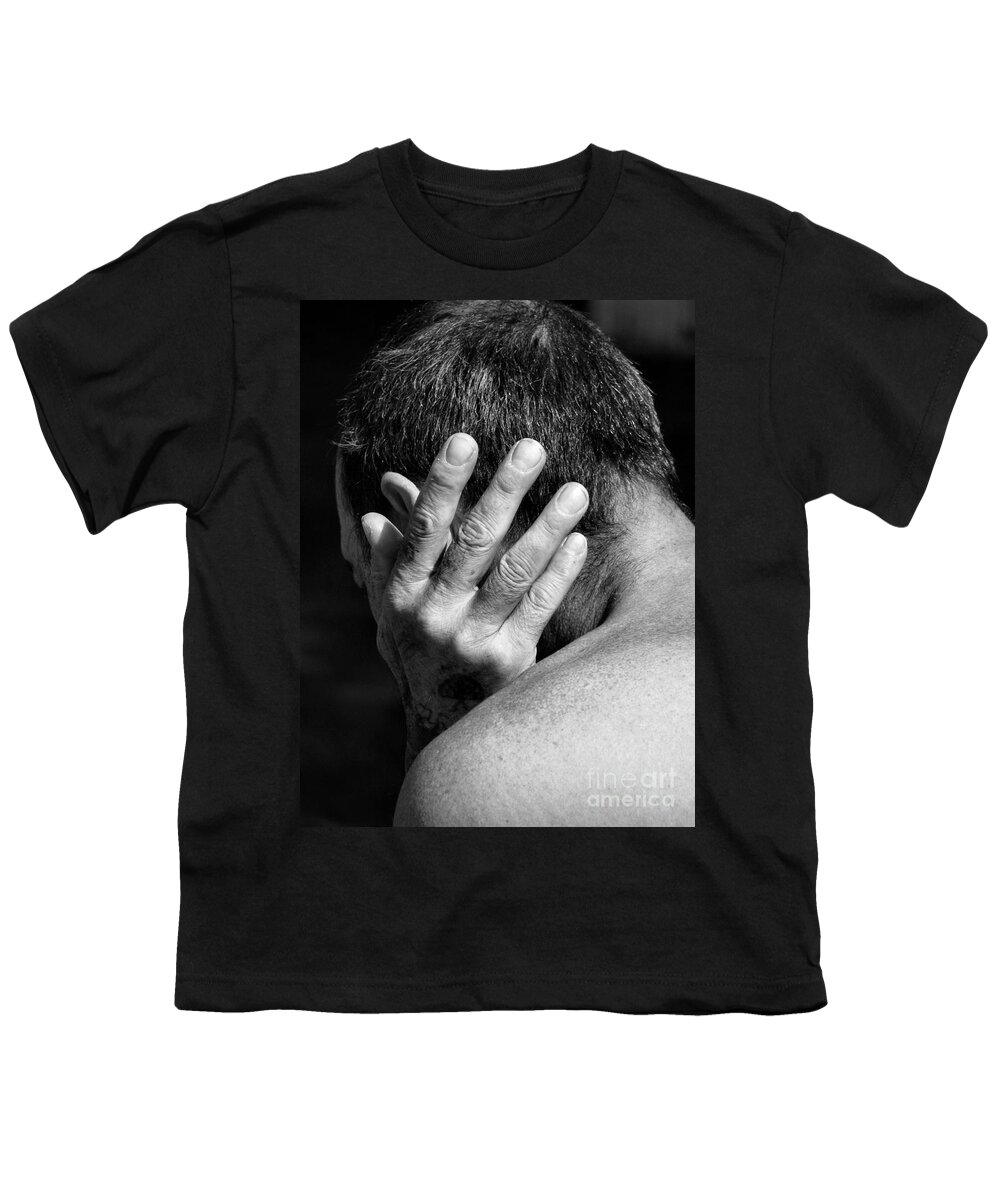 Portrait Youth T-Shirt featuring the photograph Enfolding by Rory Siegel