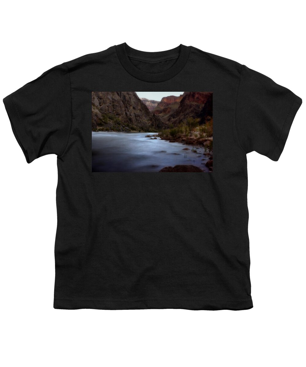 Grand Canyon Youth T-Shirt featuring the photograph Evening in the Canyon by Ellen Heaverlo