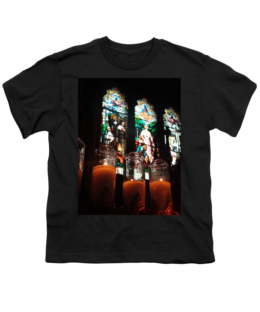 Notre Dame Youth T-Shirt featuring the photograph Faith by Zinvolle Art