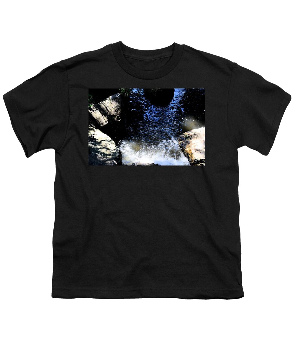Falling Waters Youth T-Shirt featuring the photograph Falling waters by Luther Fine Art