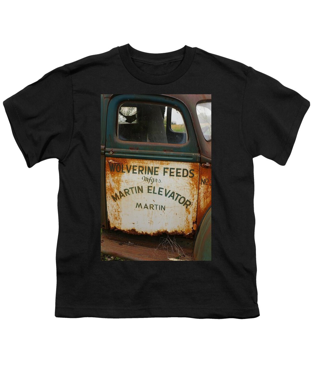 Farm Youth T-Shirt featuring the photograph Feeds of the Past by Randy Pollard