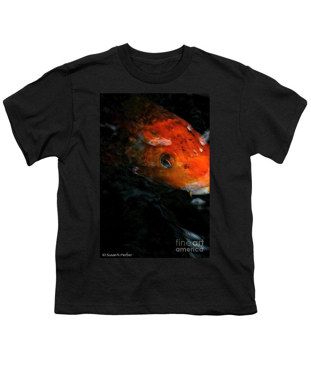 Fish Youth T-Shirt featuring the photograph Fish Eye On You by Susan Herber
