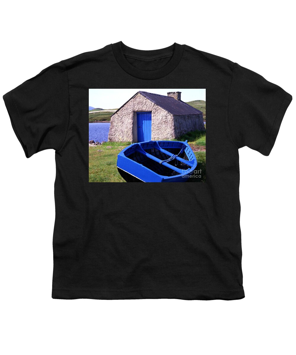 Great Britain Youth T-Shirt featuring the photograph Fishing Blues by Edmund Nagele FRPS