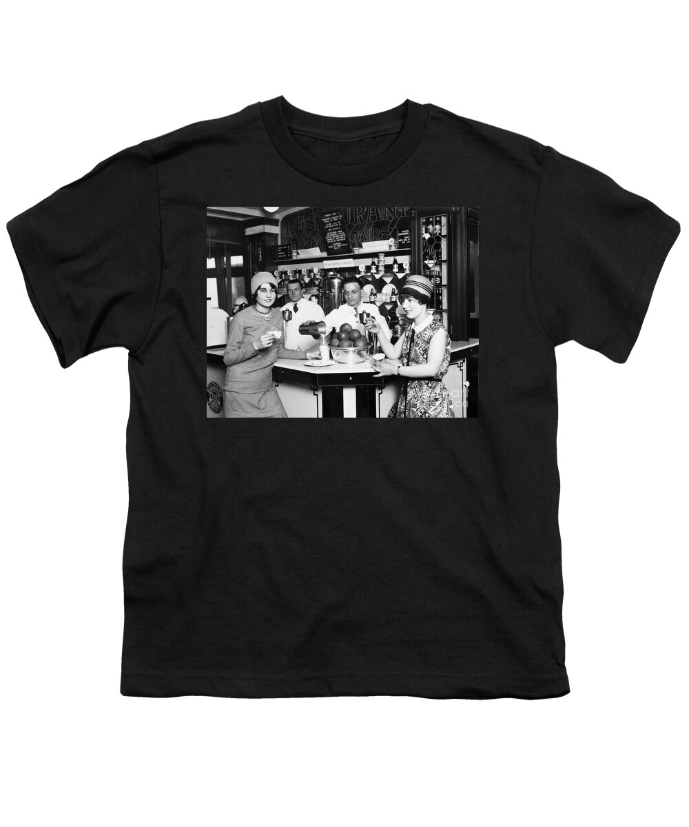 1920s Youth T-Shirt featuring the photograph Flappers, 1928 by Granger