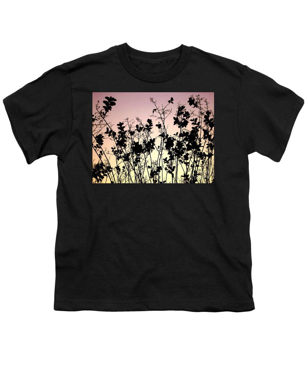  Agriculture Youth T-Shirt featuring the photograph Flowers in the backlight by Amanda Mohler