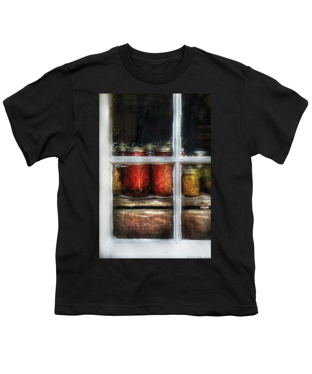 Savad Youth T-Shirt featuring the photograph Food - Country Preserves by Mike Savad