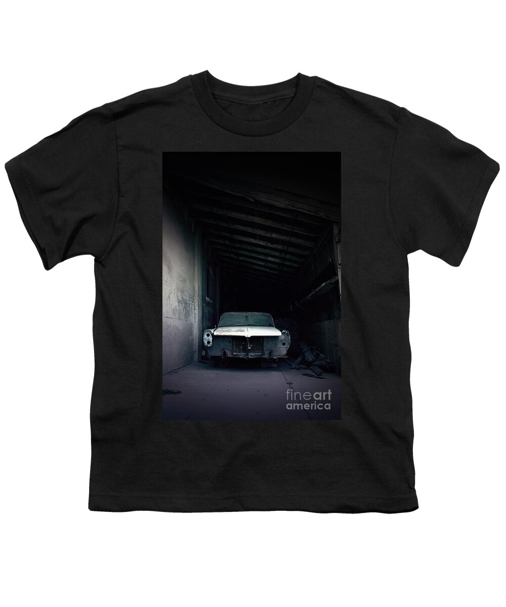 Car Youth T-Shirt featuring the photograph Foresaken by Trish Mistric