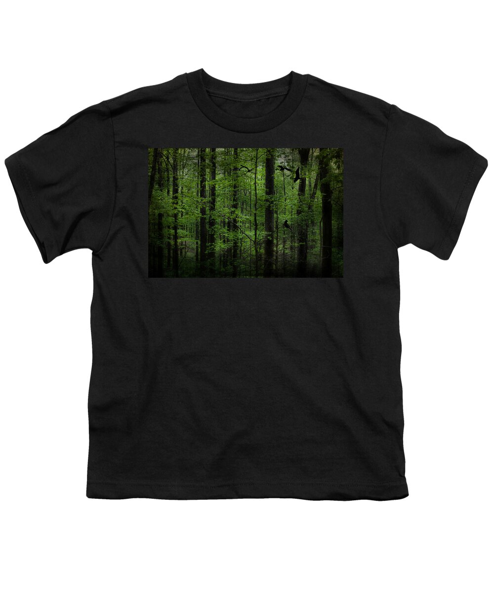 Evie Youth T-Shirt featuring the photograph Forest in Cades Cove by Evie Carrier