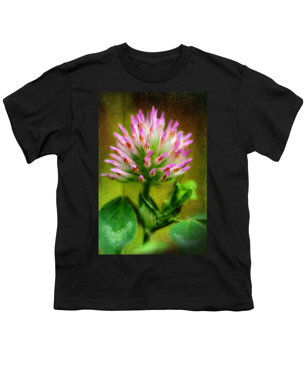 Pink Clover Youth T-Shirt featuring the photograph Fresh Pink Clover by Michael Eingle