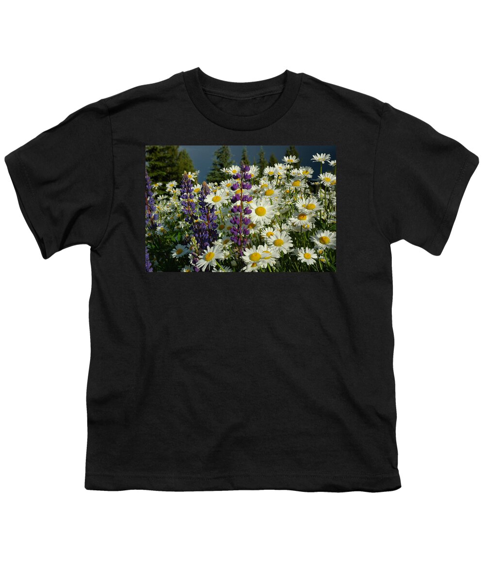 Colorado Wildflowers Youth T-Shirt featuring the photograph Frisco Flowers by Lynn Bauer