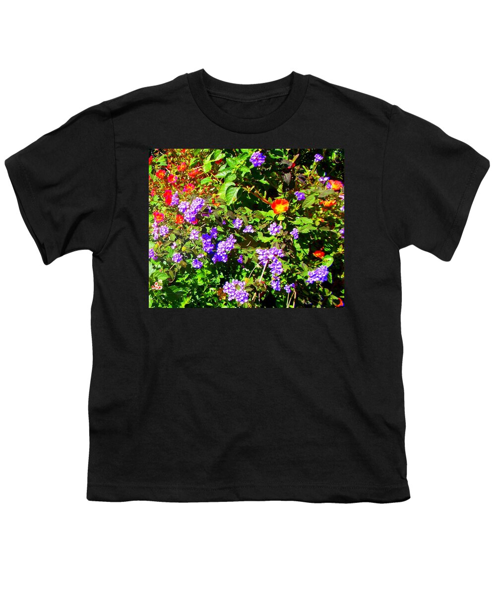 Floral Youth T-Shirt featuring the photograph Garden Bouquet by Pamela Hyde Wilson
