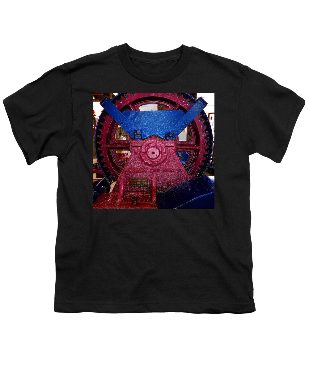 Art Youth T-Shirt featuring the photograph Gears of change by David Lee Thompson
