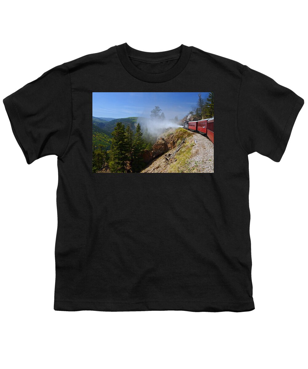 New Mexico Youth T-Shirt featuring the photograph Getting Steamed by Jeremy Rhoades