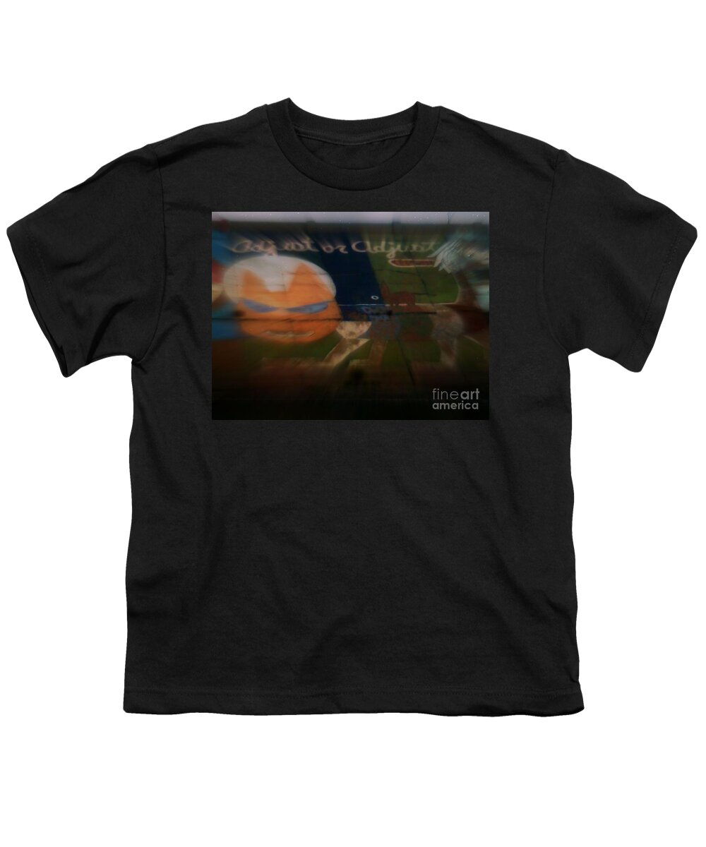 Murals Youth T-Shirt featuring the photograph Going off the Deep End 2 by Kelly Awad