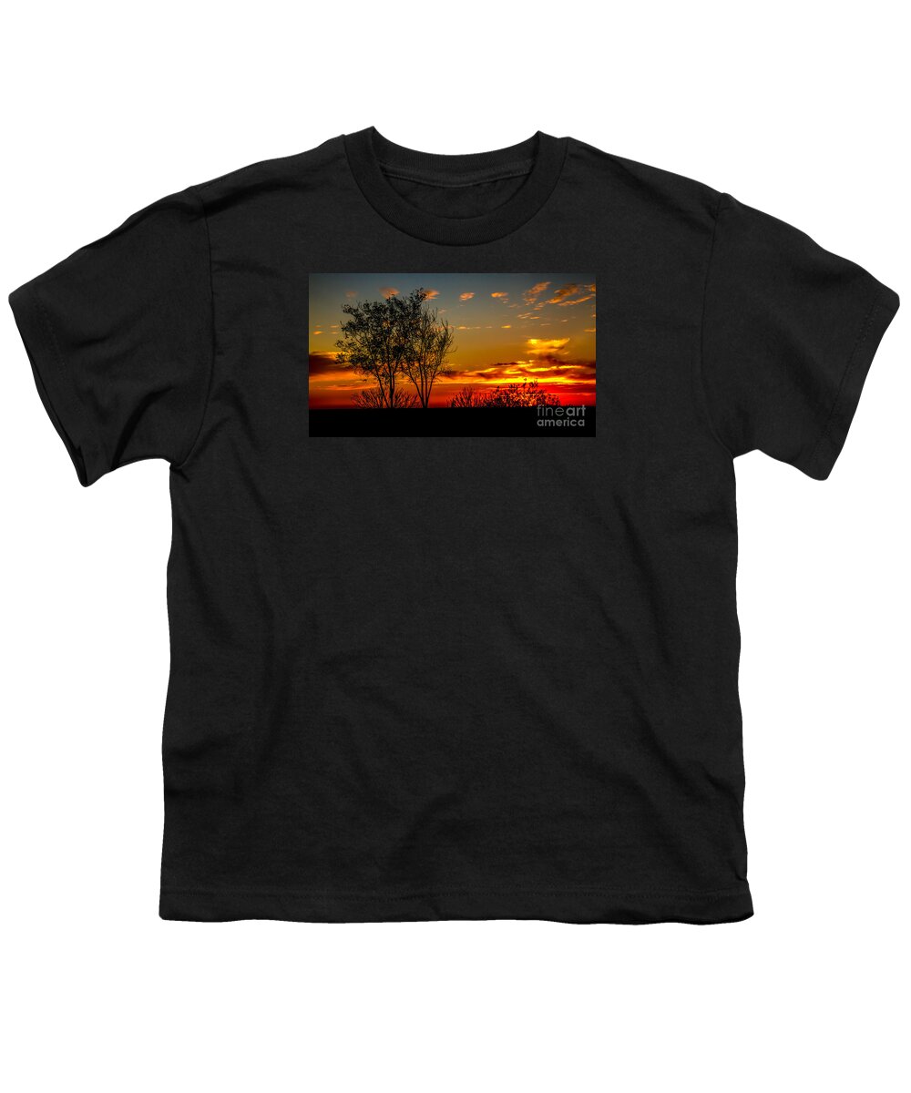 Sunset Youth T-Shirt featuring the photograph Golden Evening by Robert Bales
