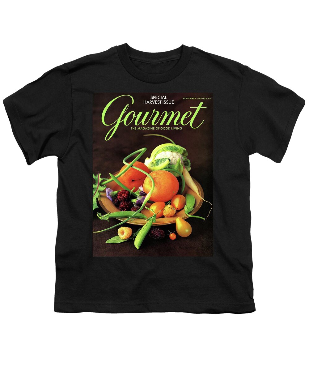 Food Youth T-Shirt featuring the photograph Gourmet Cover Featuring A Variety Of Fruit by Romulo Yanes