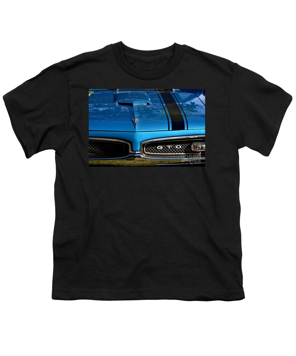  Youth T-Shirt featuring the photograph GTO in Blue by Dean Ferreira