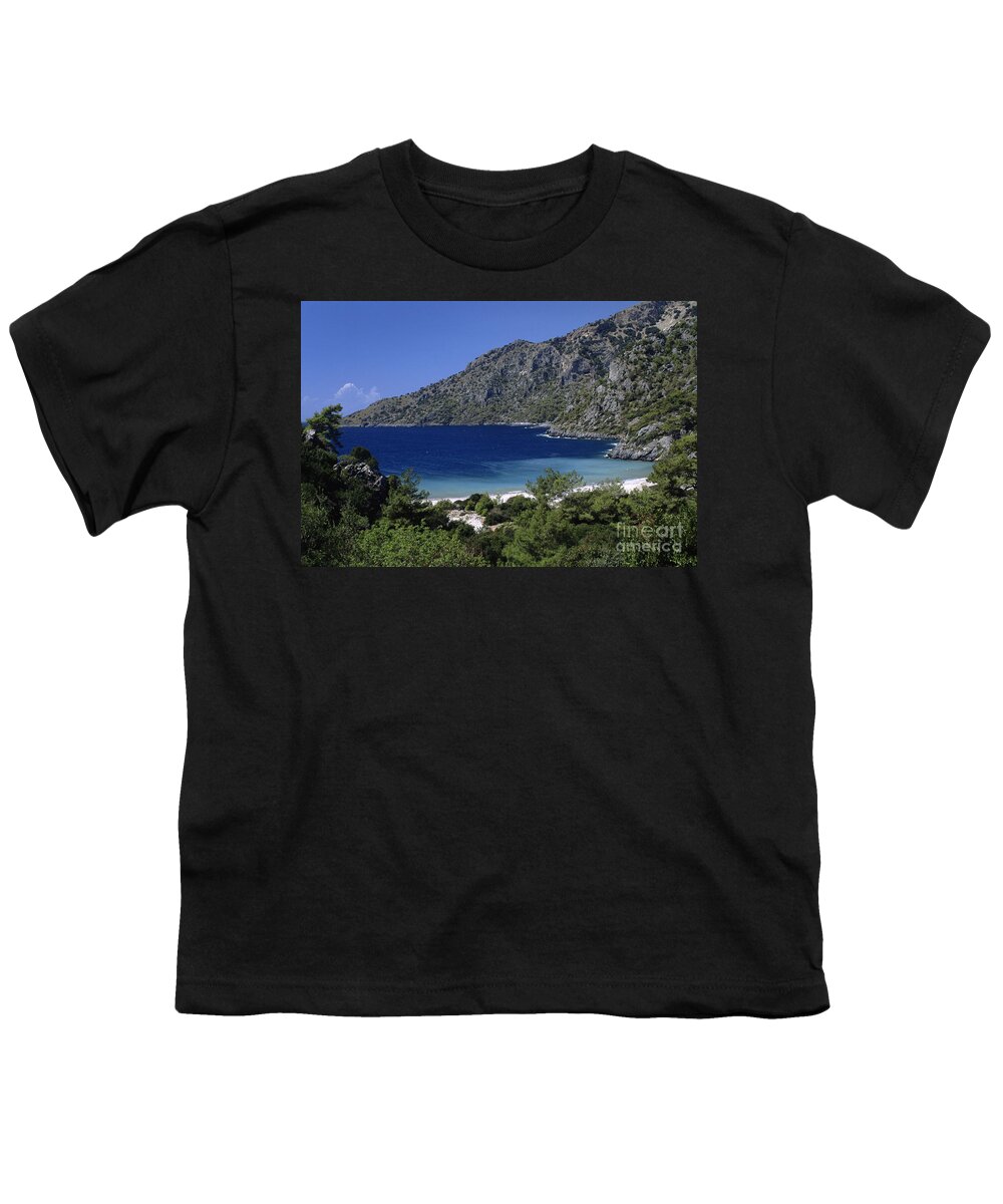 Turkish Youth T-Shirt featuring the photograph Gungormez Limani Bay Turkey by Craig Lovell